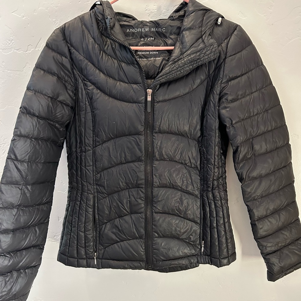 Andrew Marc Down filler putter coat